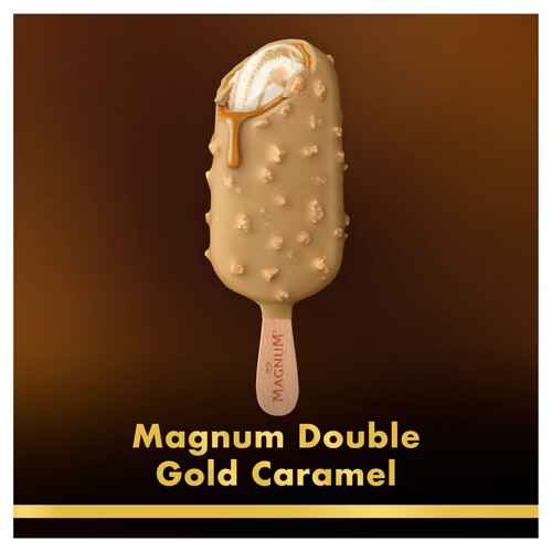 Magnum Double Gold Caramel Billionaire Ice Cream Sticks 