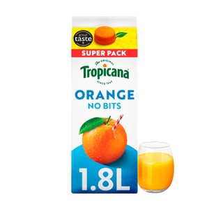 Tropicana Smooth Orange Juice with No Bits 1.8l