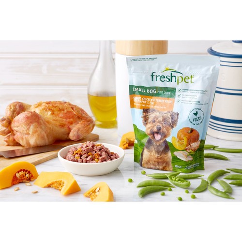 Freshpet Small Dog Grilled Chicken & Turkey With Pumpkin & Peas 