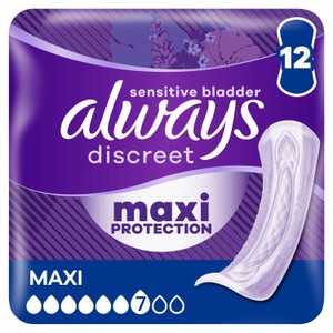 Always Discreet Incontinence Pads for Women - Long