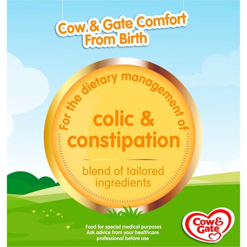 Cow & Gate Comfort Baby Milk Formula Powder from Birth