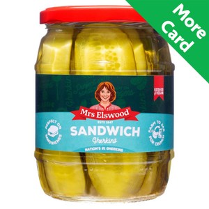 Mrs Elswood Sweet Cucumber Sandwich Slices (540g) | Morrisons