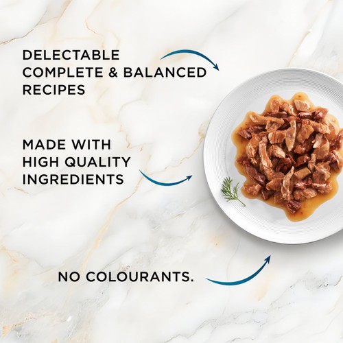 GOURMET Perle Ocean Delicacies in Gravy Wet Cat Food 12x85g