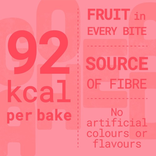 Go Ahead Strawberry Fruit & Oat Bakes 6x35g