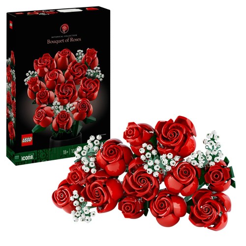 LEGO Botanicals Bouquet of Roses, Flowers Set 10328