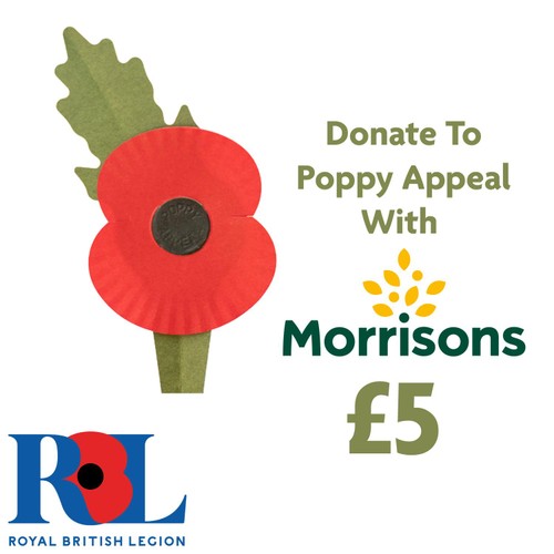 Donate £5 To The Royal British Legion's Poppy Appeal