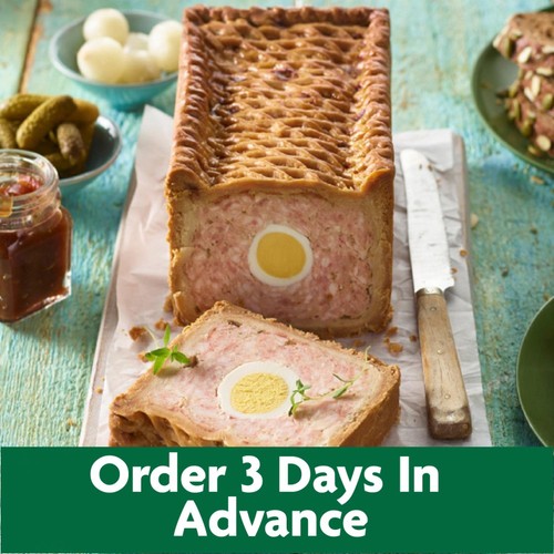 Market Street Whole Deli Pork Pie with Egg (Serves 10)   FTO