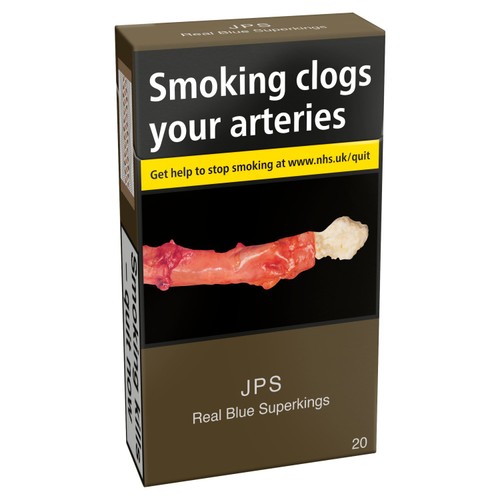 JPS real blue superkings cigarettes