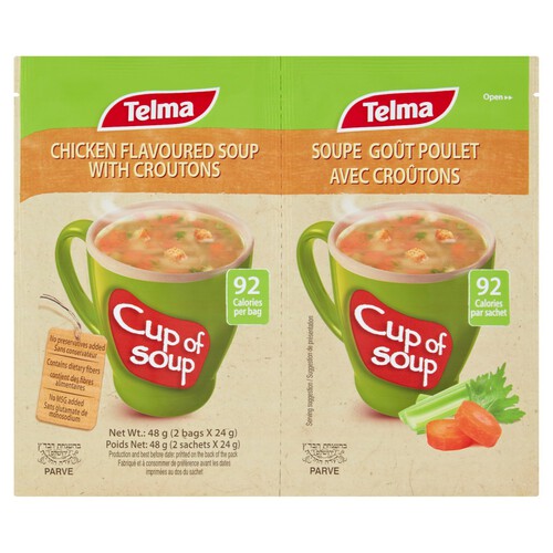 Telma Chicken Flavour With Croutons Cup Of Soup