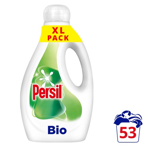 Persil Bio Liquid Laundry Washing Detergent 53 Washes