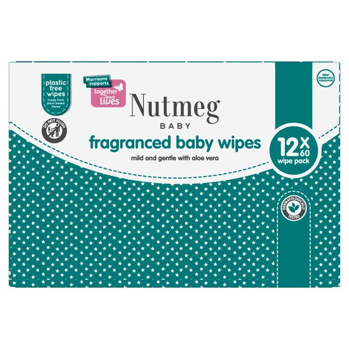 Nutmeg Fragranced Baby Wipes