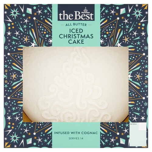 Morrisons The Best Iced Christmas Cake Serves 14