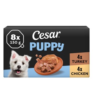 Cesar Cesar Terrine Chicken Turkey Puppy Wet Dog pet food packaging