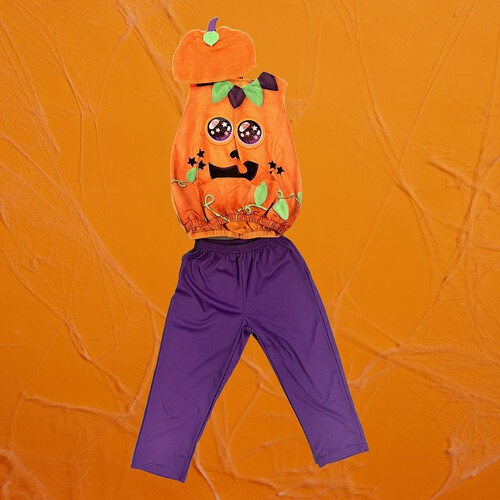 Morrisons Halloween Pumpkin Tabard Age 3 to 4 years