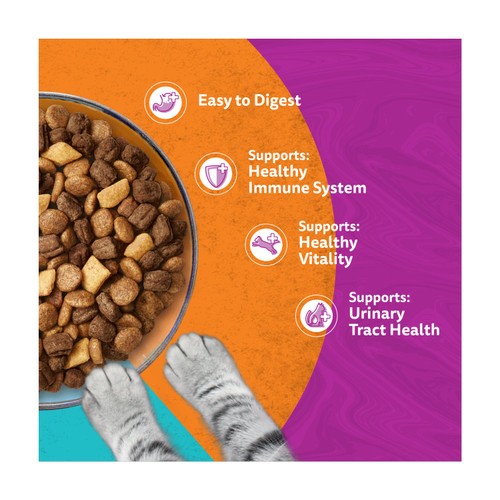 Whiskas 1+ Cat Complete Dry Duo Surf & Turf 1.9kg