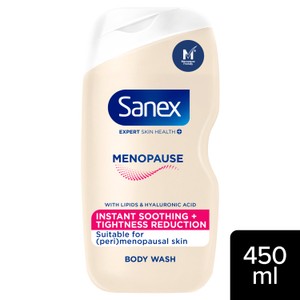 Sanex 450ml Expert Skin Health+ Menopause Shower Gel Body Wash