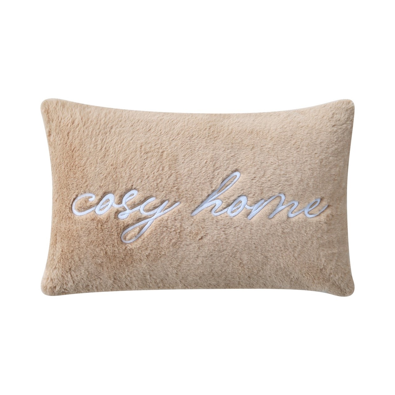 Nutmeg Home Cream Slogan Cushion