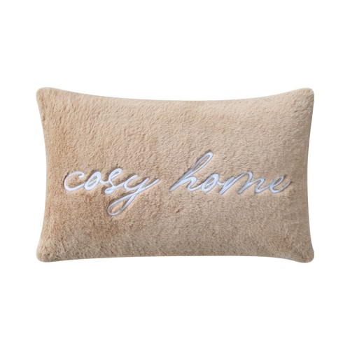 Nutmeg Home Cream Slogan Cushion