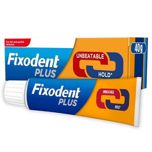 Fixodent Premium Adhesive Denture Cream 