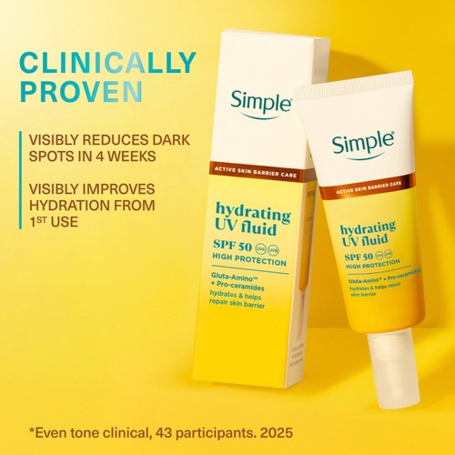 Simple SPF Moisturiser Hydrating Fluid 40ml