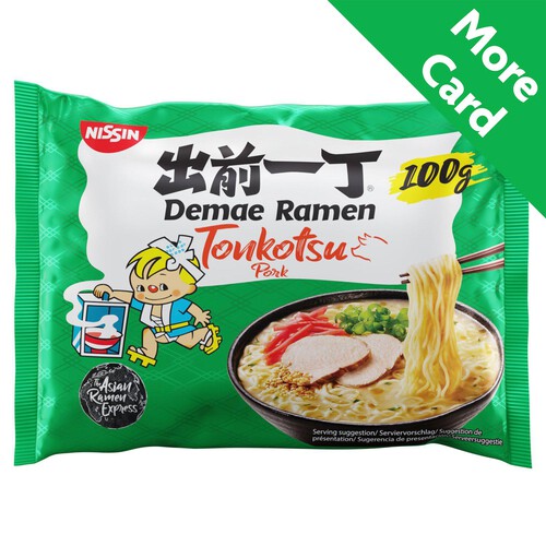 Nissin Demade Ramen Tonkotsu Noodles