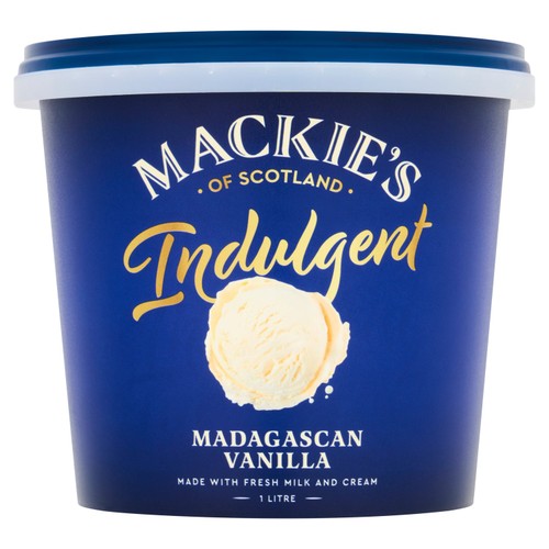Mackie's Indulgent Madagascan Vanilla Ice Cream  1L