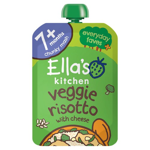 Ella's Kitchen Groovy Greens Veggie Risotto With Cheese