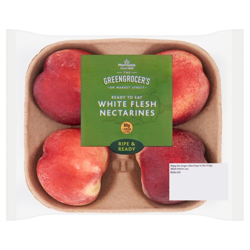 Morrisons Ready To Eat White Flesh Nectarines 4 Pack