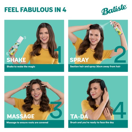 Batiste Naturally Green Tea Chamomile Dry Shampoo