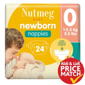 Nutmeg Newborn Premature Nappies Size Morrisons Online