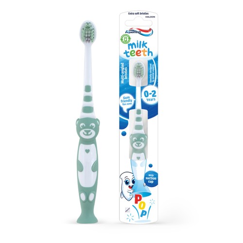 Aquafresh Milk Teeth 0-2 Years Soft Bristles Baby Toothbrush