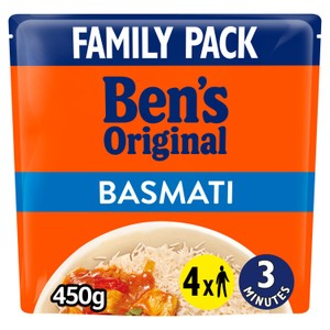 Ben's Original Boil in Bag Long Grain Rice 8 x 62.5g