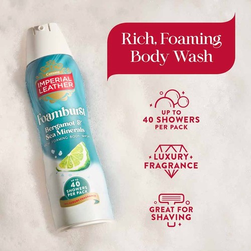 Imperial Leather Foamburst Shower Gel Bergamot & Sea Minerals