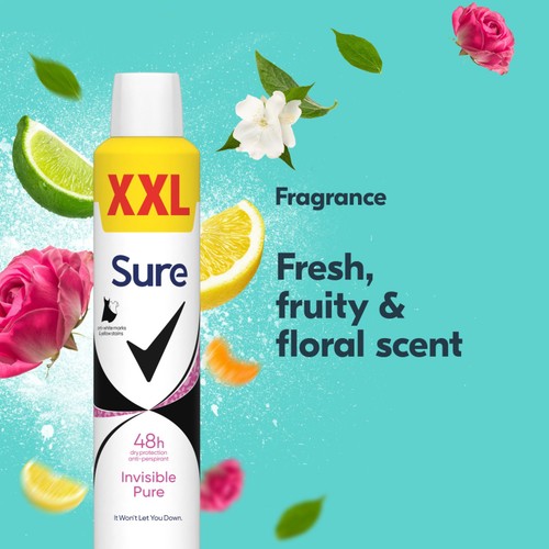 Sure Women Anti-Perspirant Invisible Pure 300ml