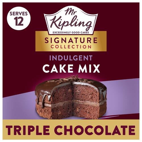 Mr Kipling Signature Triple Chocolate Cake Mix