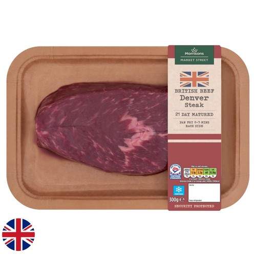Morrisons British Beef Denver Steak 300g