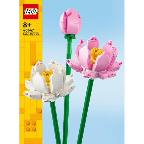 LEGO Botanicals Lotus Flowers, Home Decor Set 40647