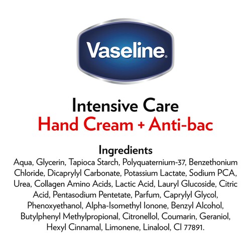 Vaseline Hand Cream + Anti-Bacterial