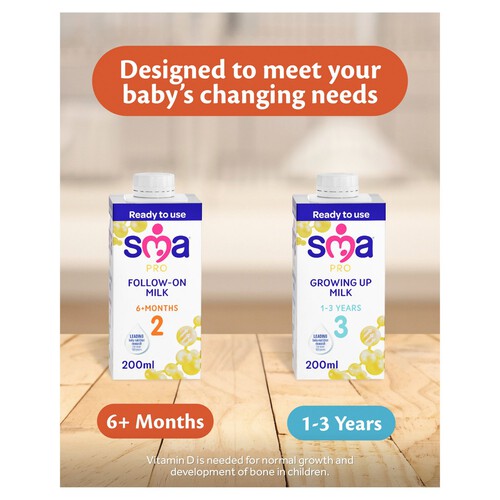 SMA PRO Follow On Baby Milk Liquid Ready To Feed