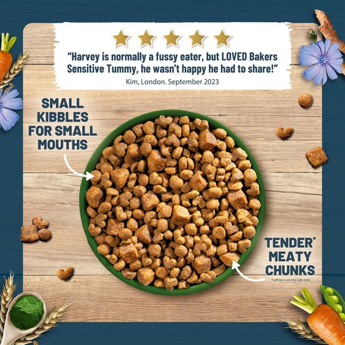 Bakers Small Dog Sensitive Tummy Chicken Dry Dog Food 