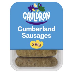 Cauldron Cumberland Vegetarian Sausages x 6 276g