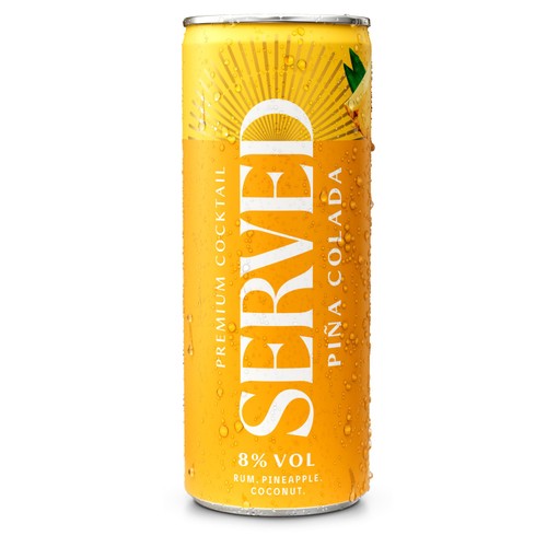 SERVED Pina Colada Cocktail 8% ABV   250ml
