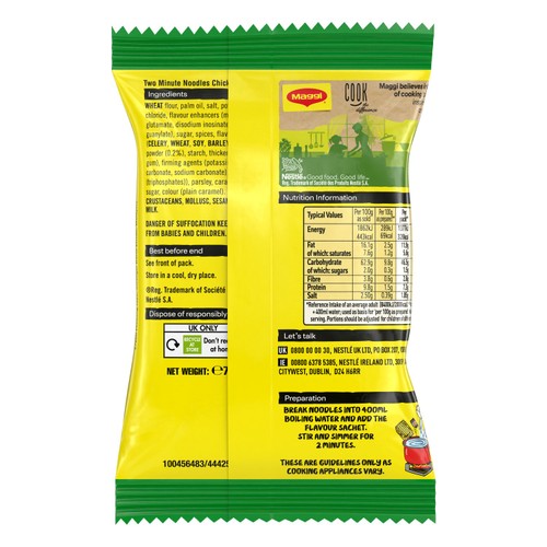Maggi Chicken Flavour Instant Noodles Multipack 5 x 79g
