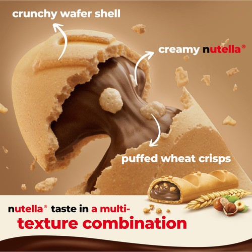 Nutella B-ready Chocolate & Hazelnut Wafer Biscuit Snack Bars Multipack