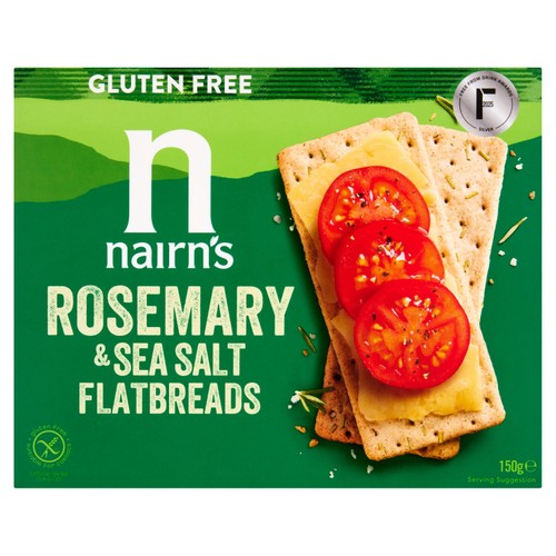 Nairn's Gluten Free Rosemary & Sea Salt Flatbreads