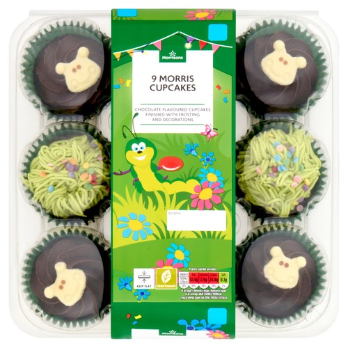 Morrisons Caterpillar Cupcakes 9Pk