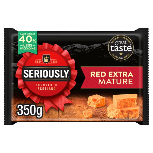 Seriously Strong Original Extra Mature Red Cheddar 