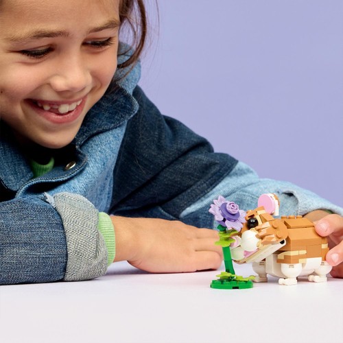 Lego Creator Cute Hamster With A Flower 31376