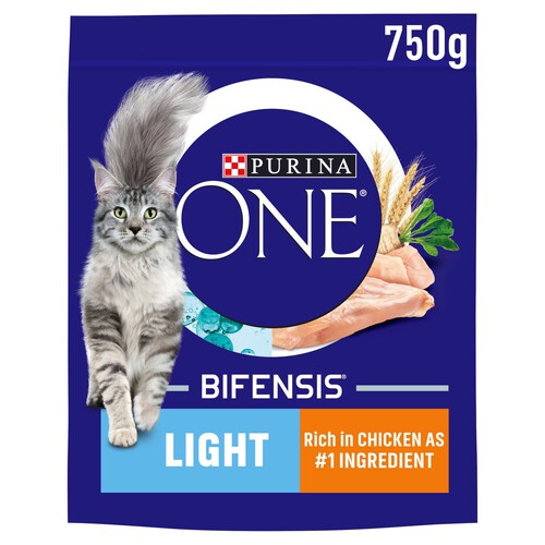 Purina ONE Light Dry Cat Food Rich in Chicken 750g