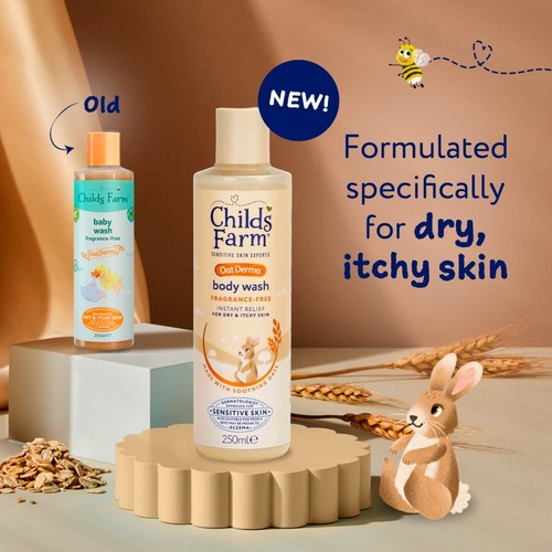 Childs Farm Oatderma Body Wash Fragrance-Free